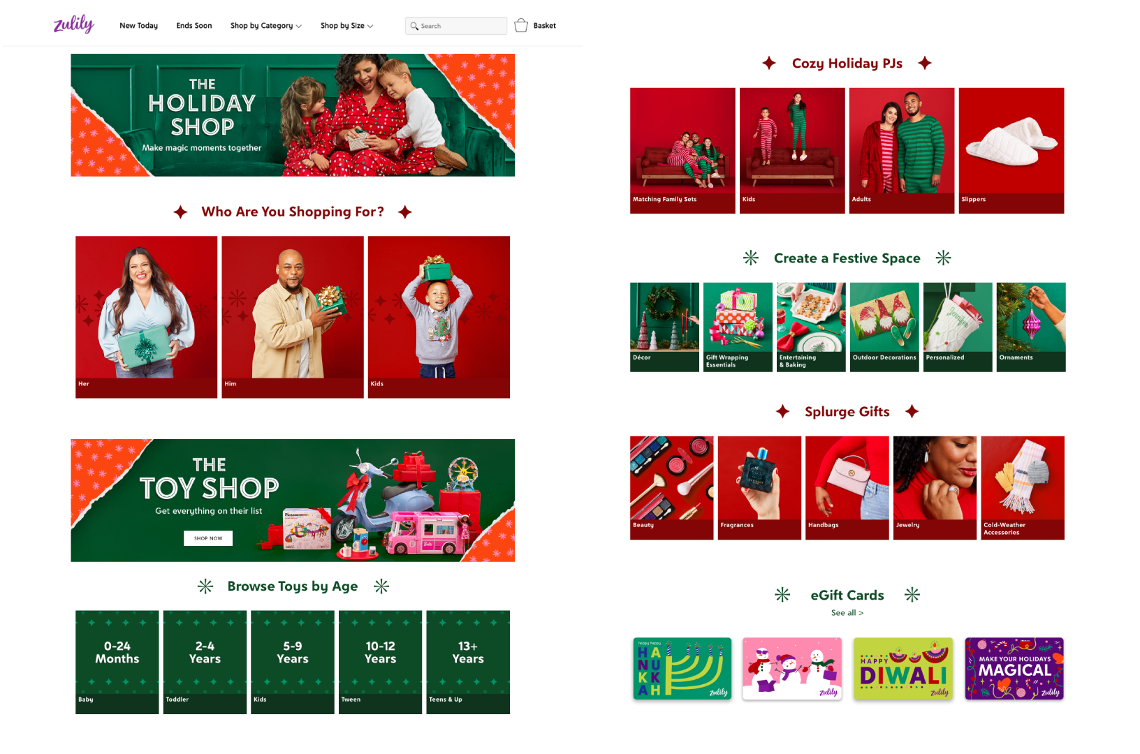 zulily holiday shop
